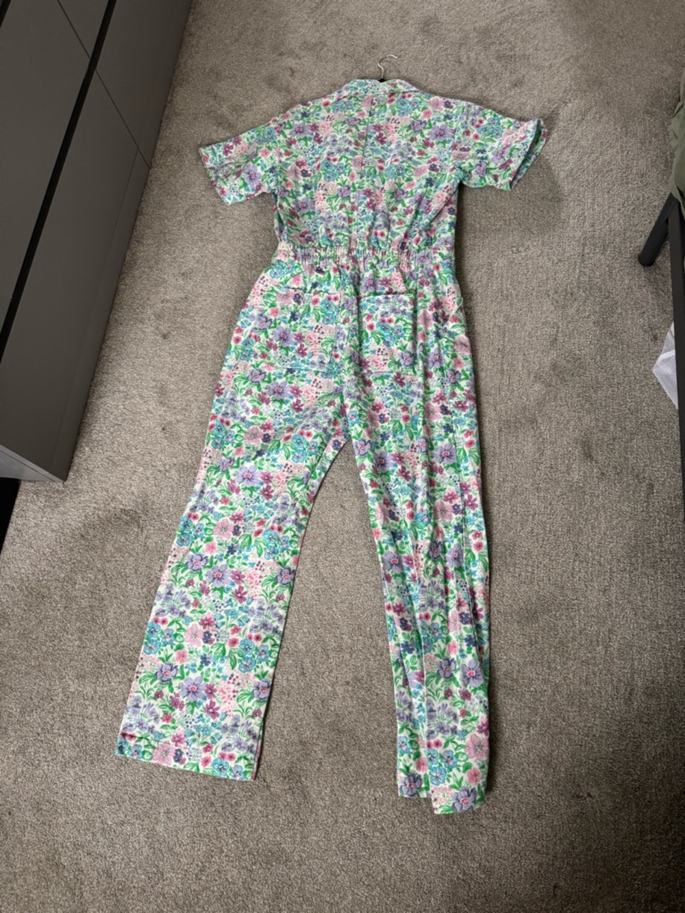 Big Bud Press Floral Jumpsuit in Green, Pink, White - Picture 4 of 4